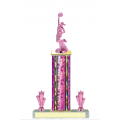 Trophies - #Cheerleading Pink F Style Trophy